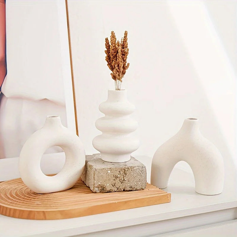 Bohemian Ceramic Vase Set