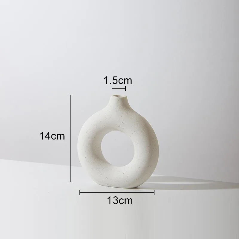 Donut Ceramic Vase