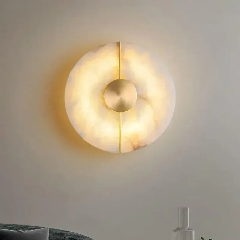 Modern Marble Stone Wall Lamp