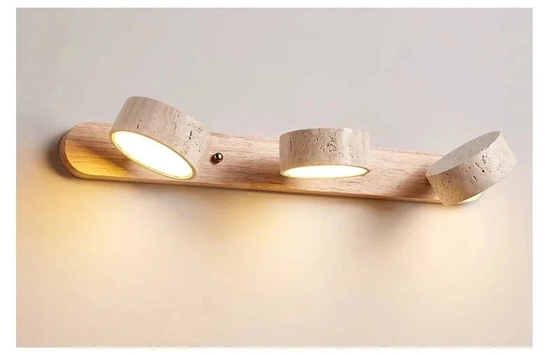 Travertine Stone Sconce Wall Lamp Light