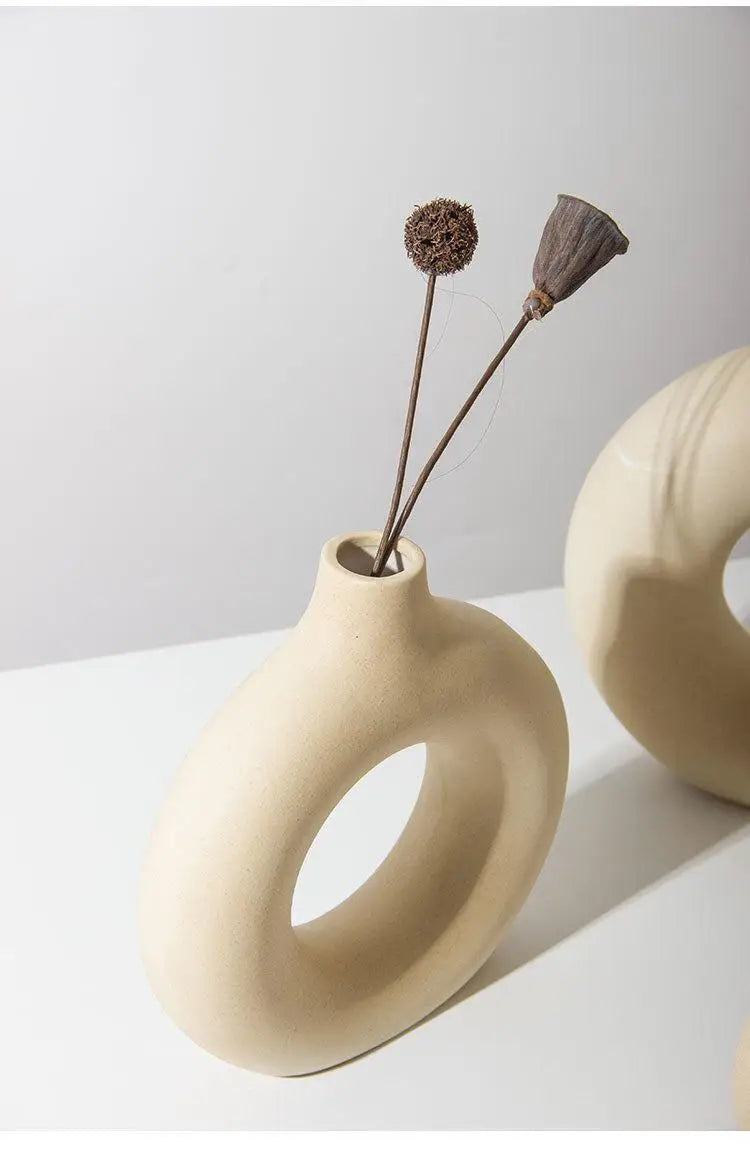Donut Ceramic Vase