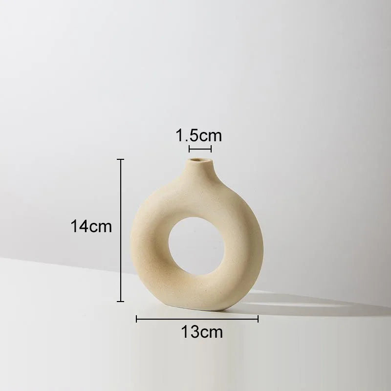 Donut Ceramic Vase