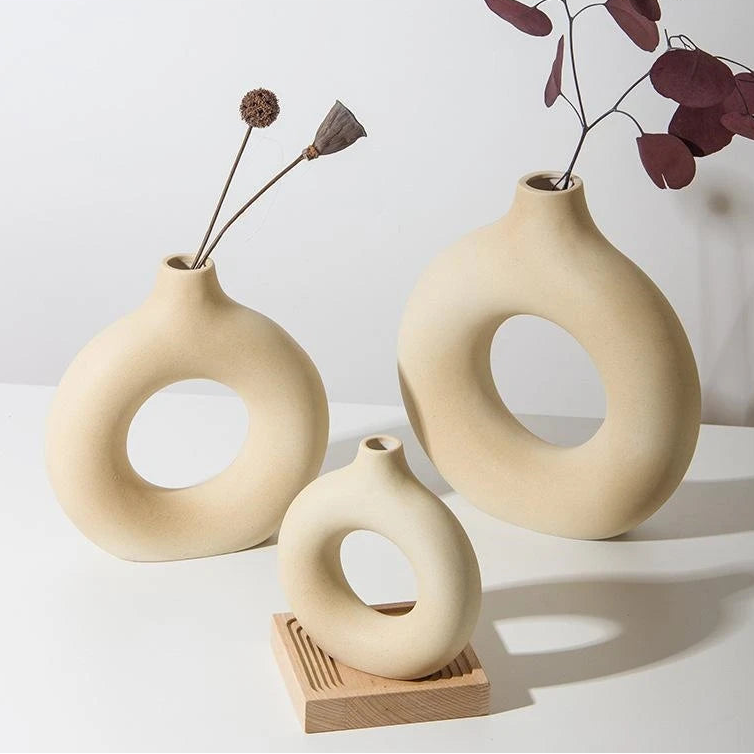 Donut Ceramic Vase
