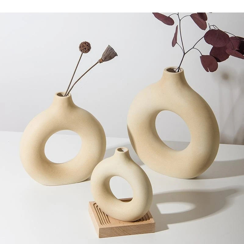 Donut Ceramic Vase