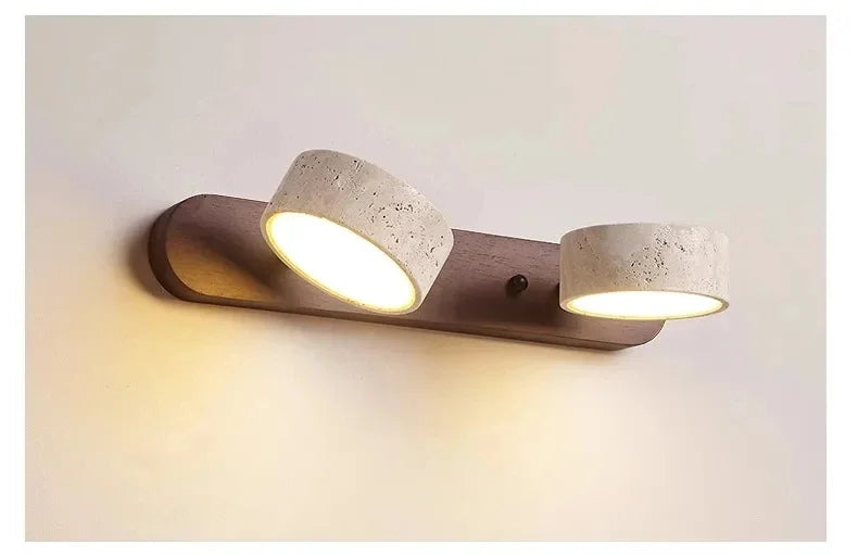 Travertine Stone Sconce Wall Lamp Light