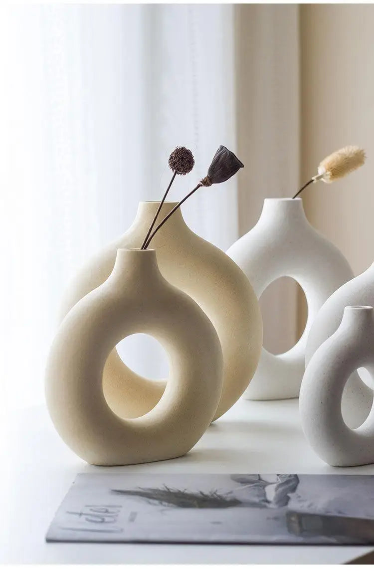 Donut Ceramic Vase