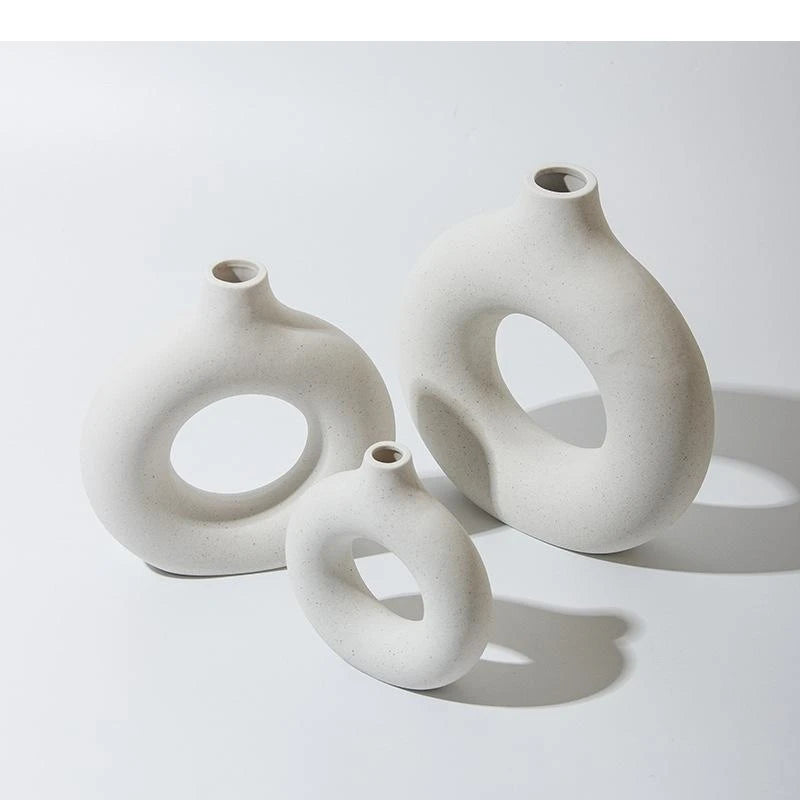 Donut Ceramic Vase
