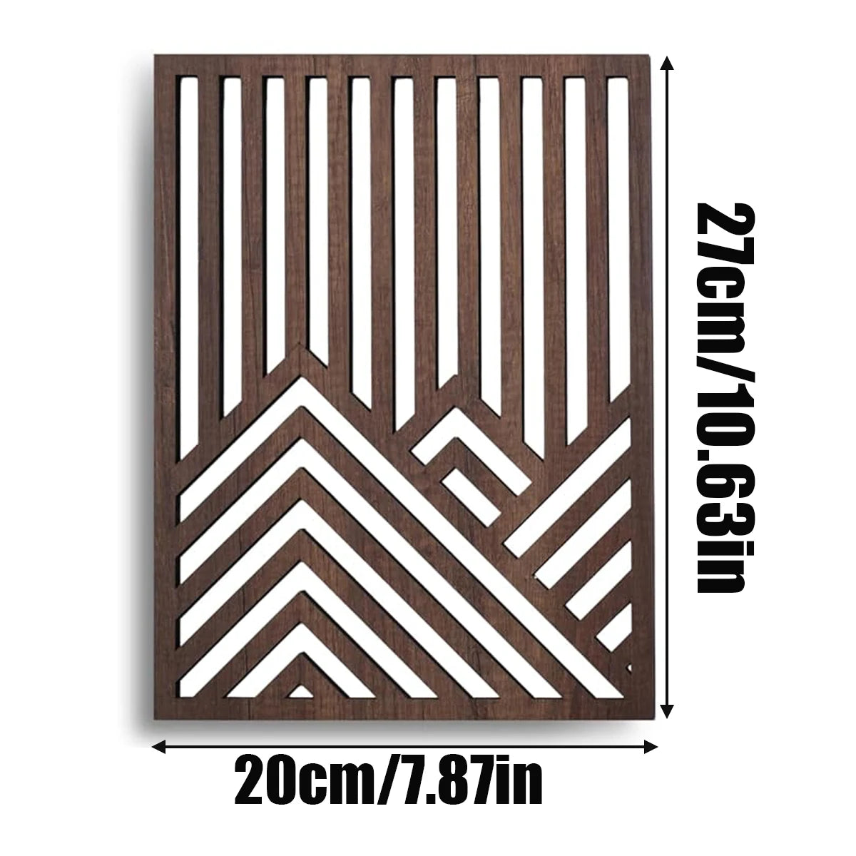 3 Piece Retro Wood Art Decor