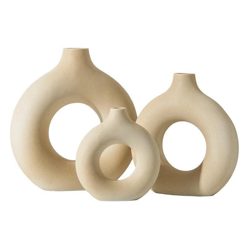 Donut Ceramic Vase
