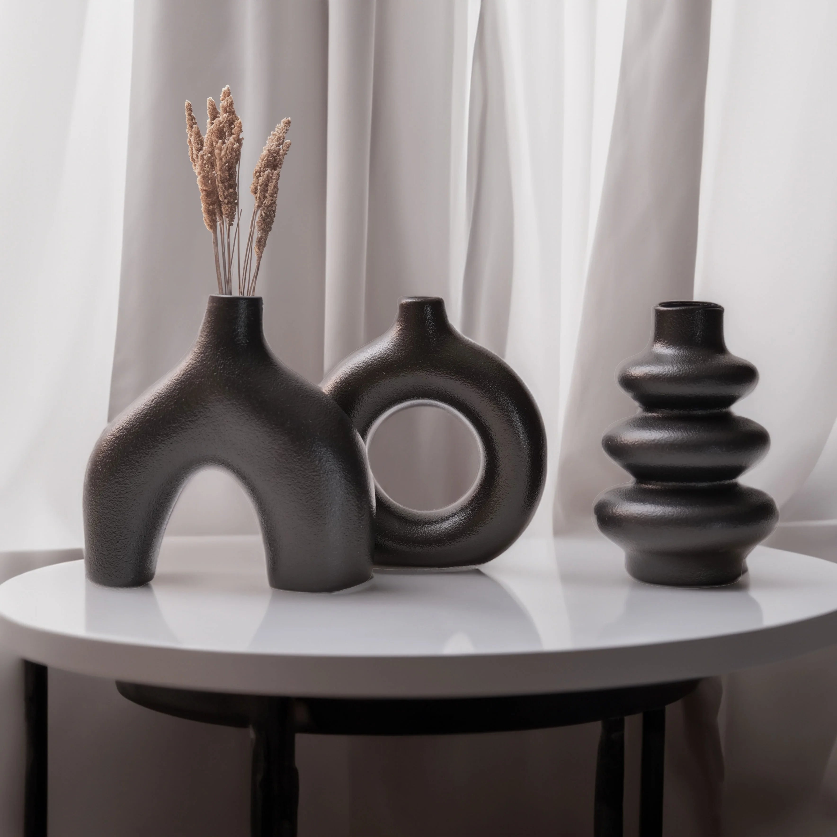 Bohemian Ceramic Vase Set