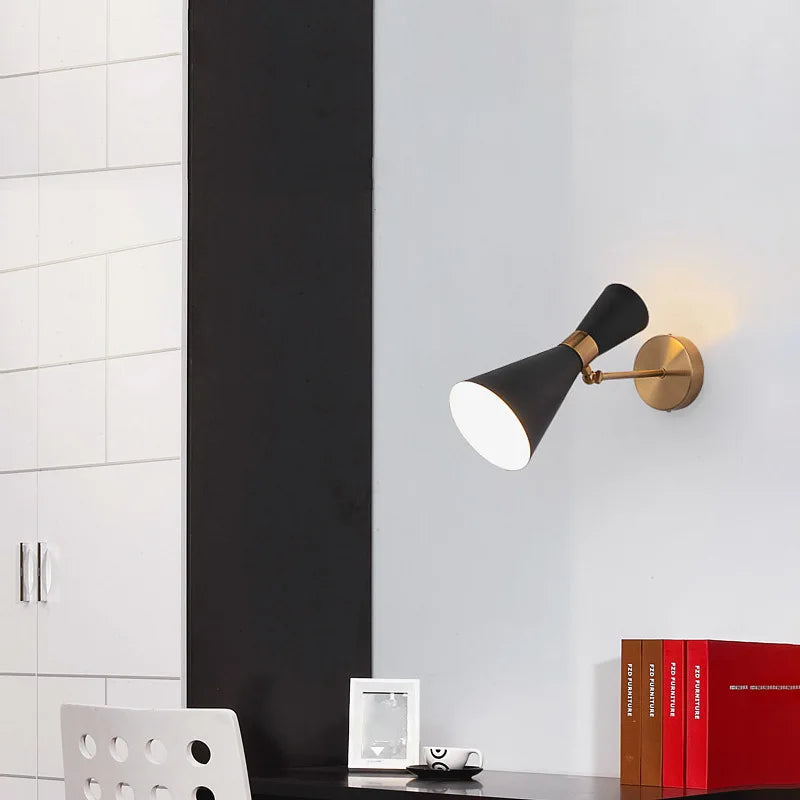 Nordic Bionic Horn Adjustable Wall Lamp