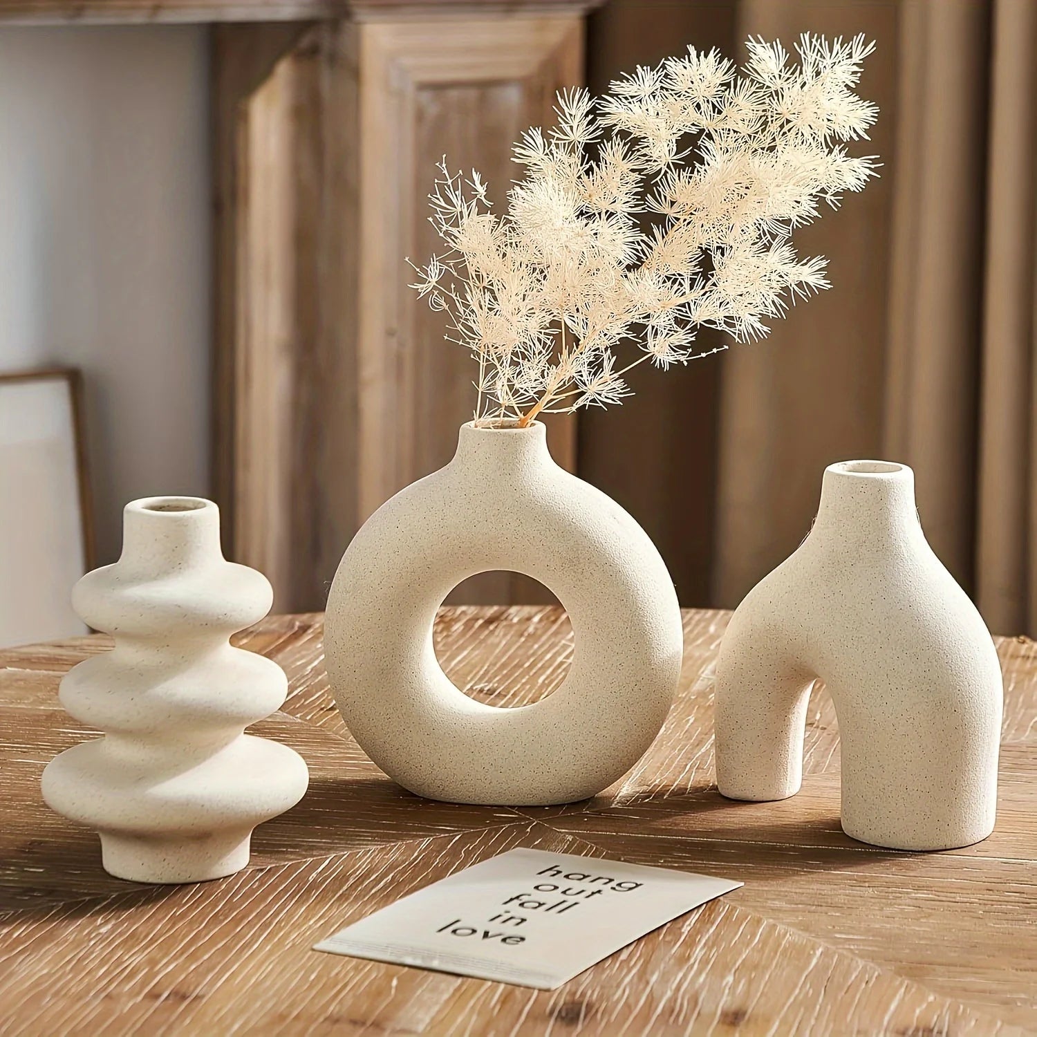 Bohemian Ceramic Vase Set