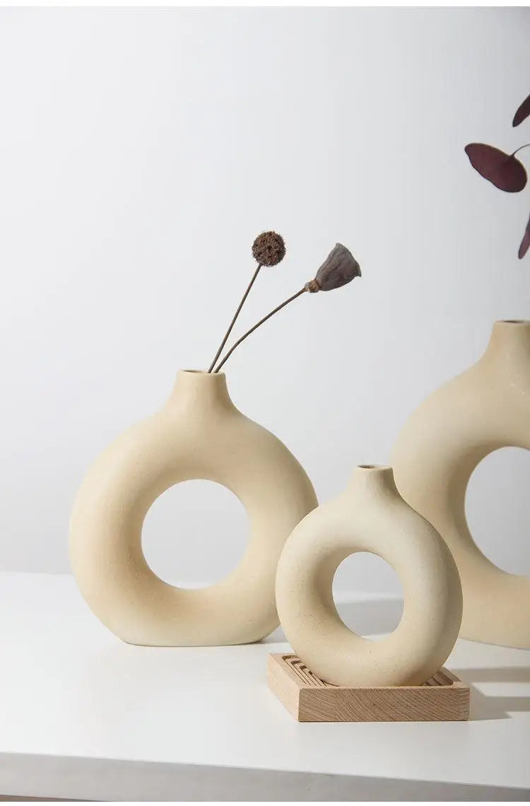 Donut Ceramic Vase