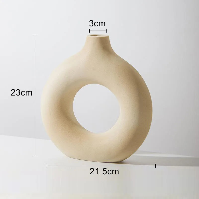 Donut Ceramic Vase