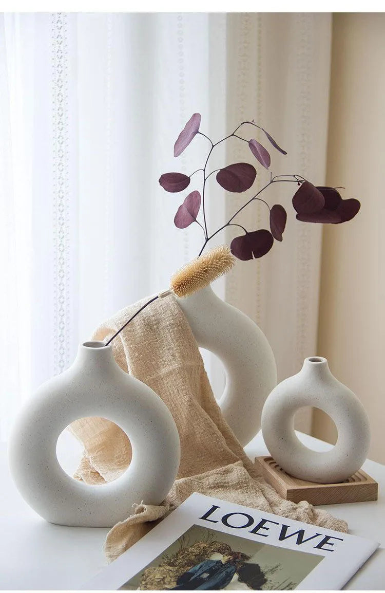 Donut Ceramic Vase