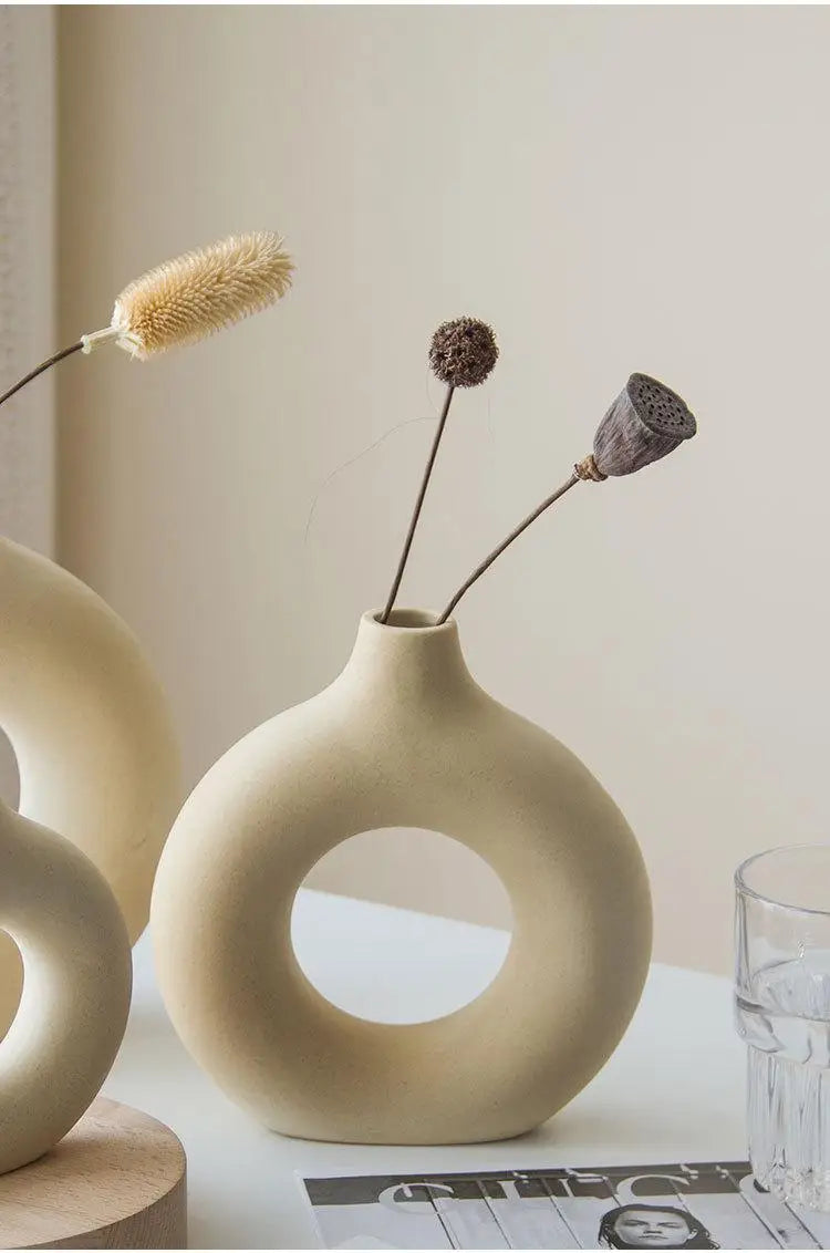Donut Ceramic Vase