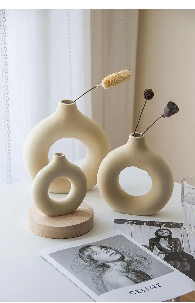 Donut Ceramic Vase