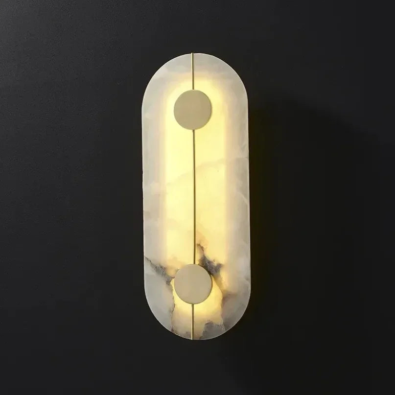Modern Marble Stone Wall Lamp