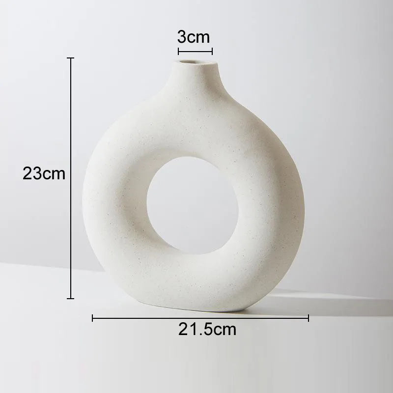 Donut Ceramic Vase