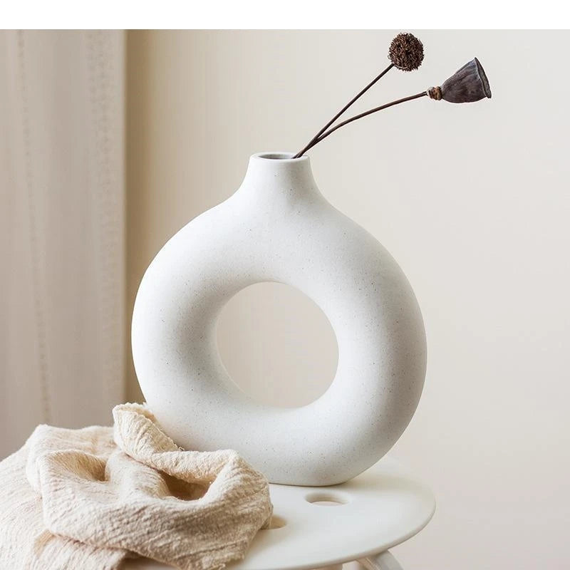 Donut Ceramic Vase
