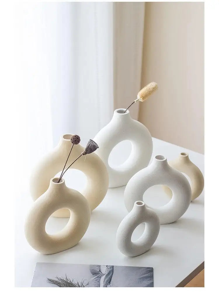 Donut Ceramic Vase