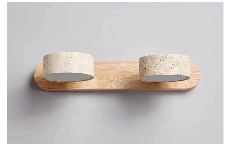 Travertine Stone Sconce Wall Lamp Light