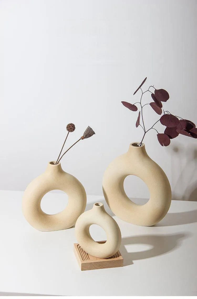 Donut Ceramic Vase