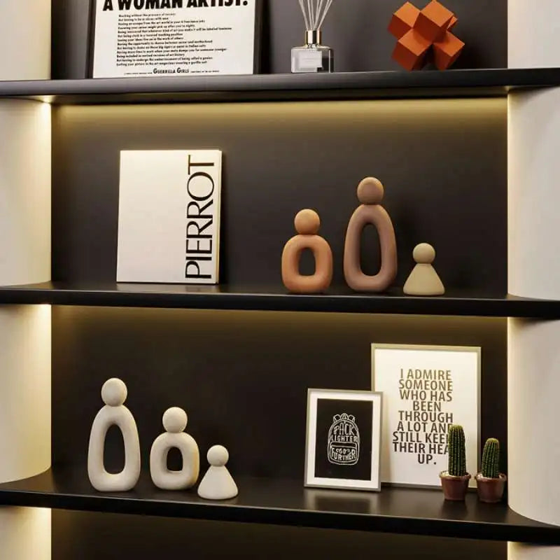 Simple Family Statue Home Decor